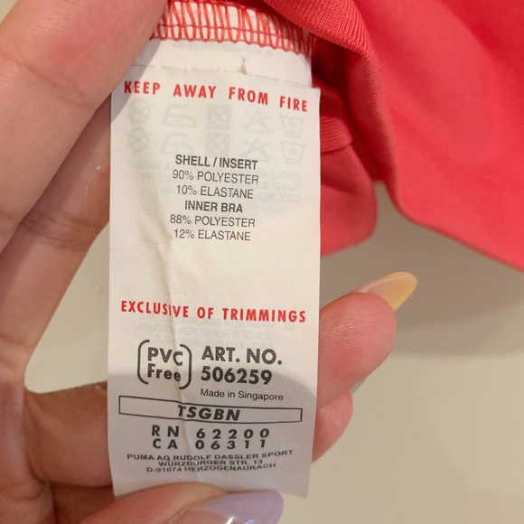 Puma Sport Lifestyle Tank Pink Size Small - Picture 6 of 6